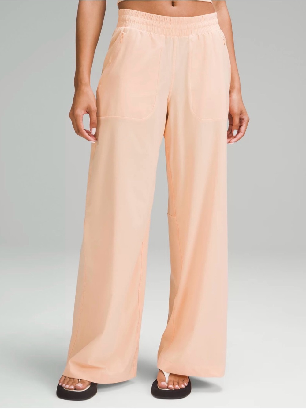 Lululemon Swift Mid-Rise Wide-Leg Pant Peach Bellini